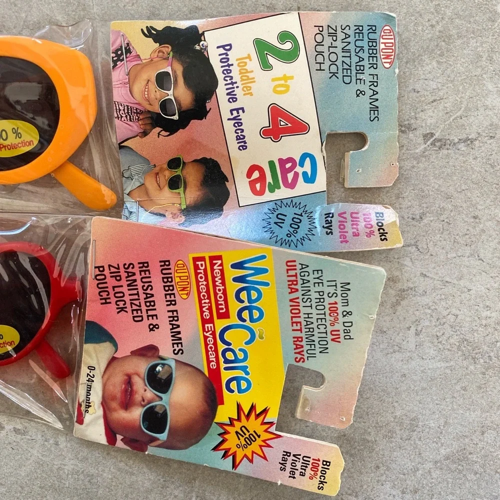 Vintage Rare OU PONT Rubber Sunnies